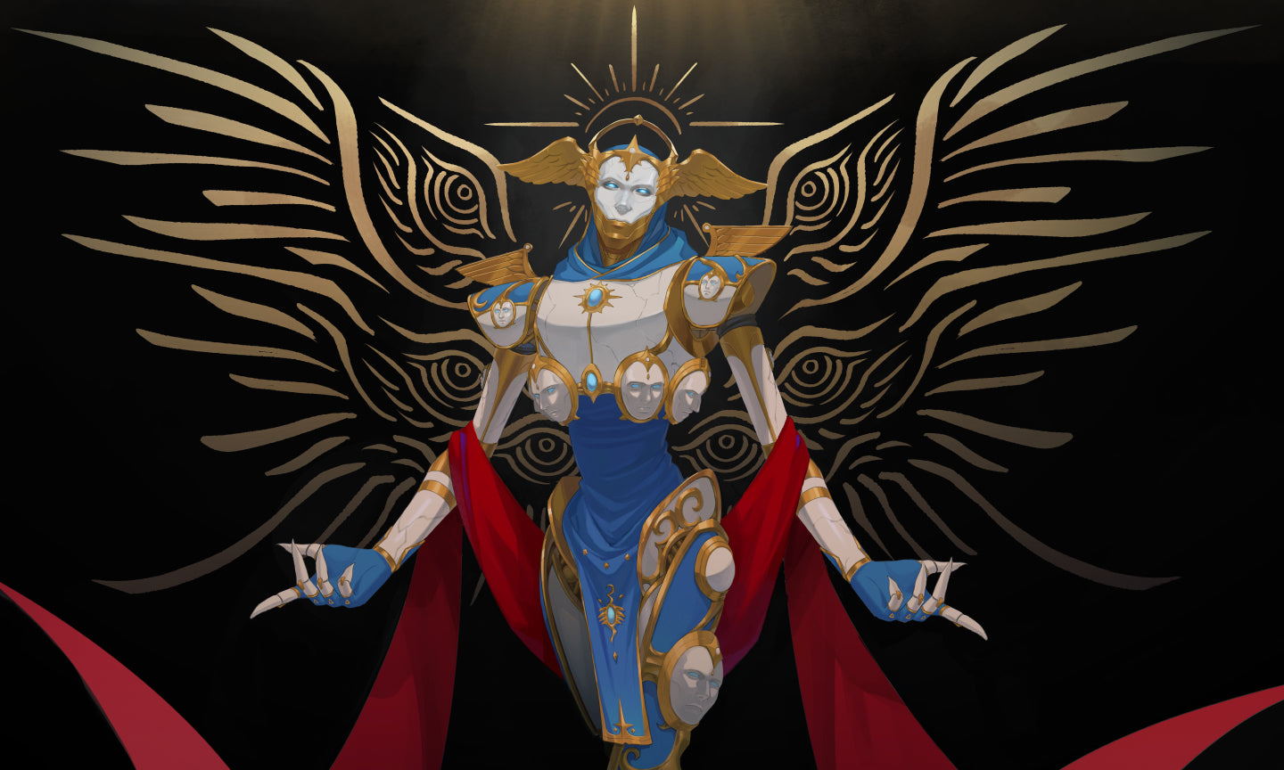 Revenant, The Angel of Death Gold Foil Print