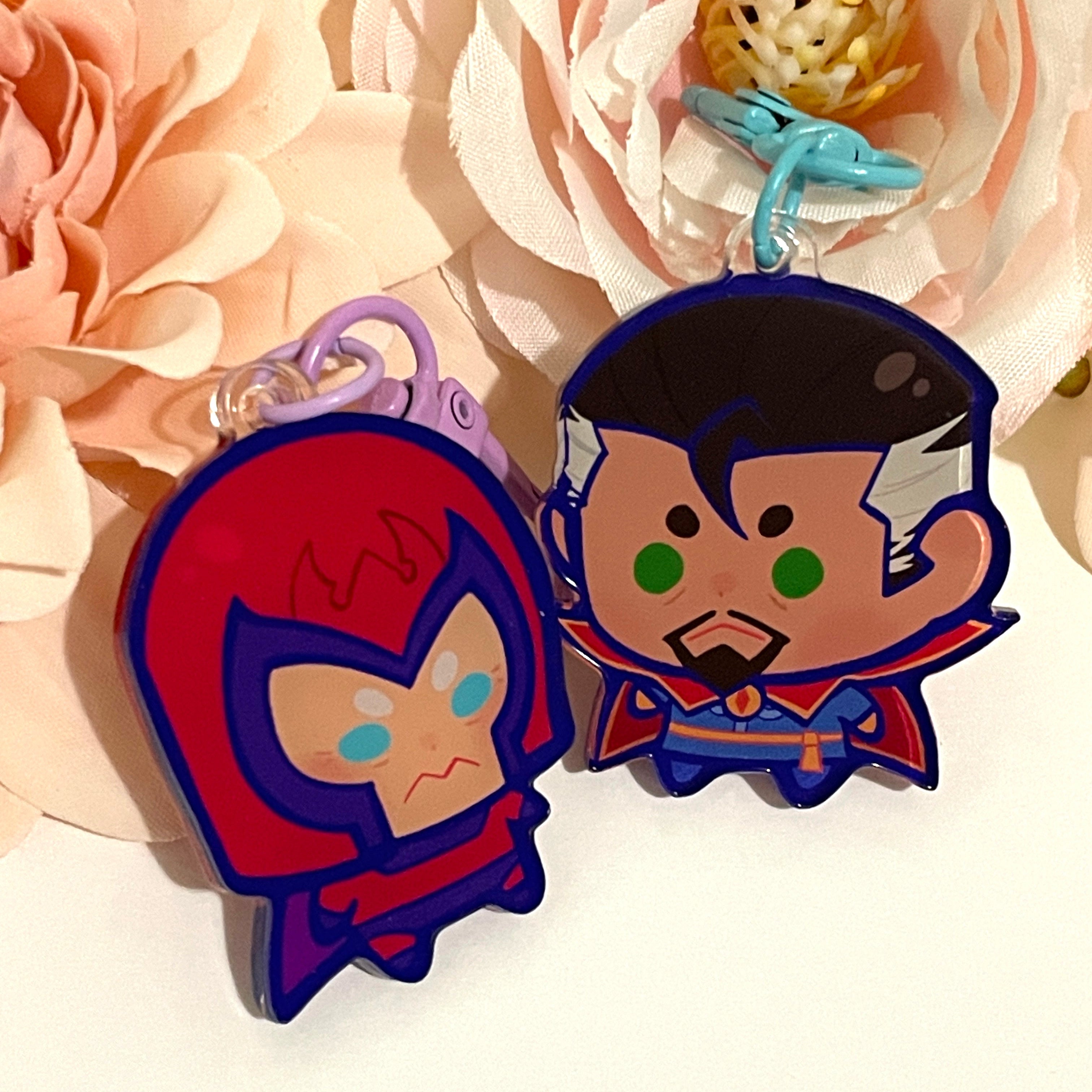 Strange and Mag Full Bleed Acrylic Charms