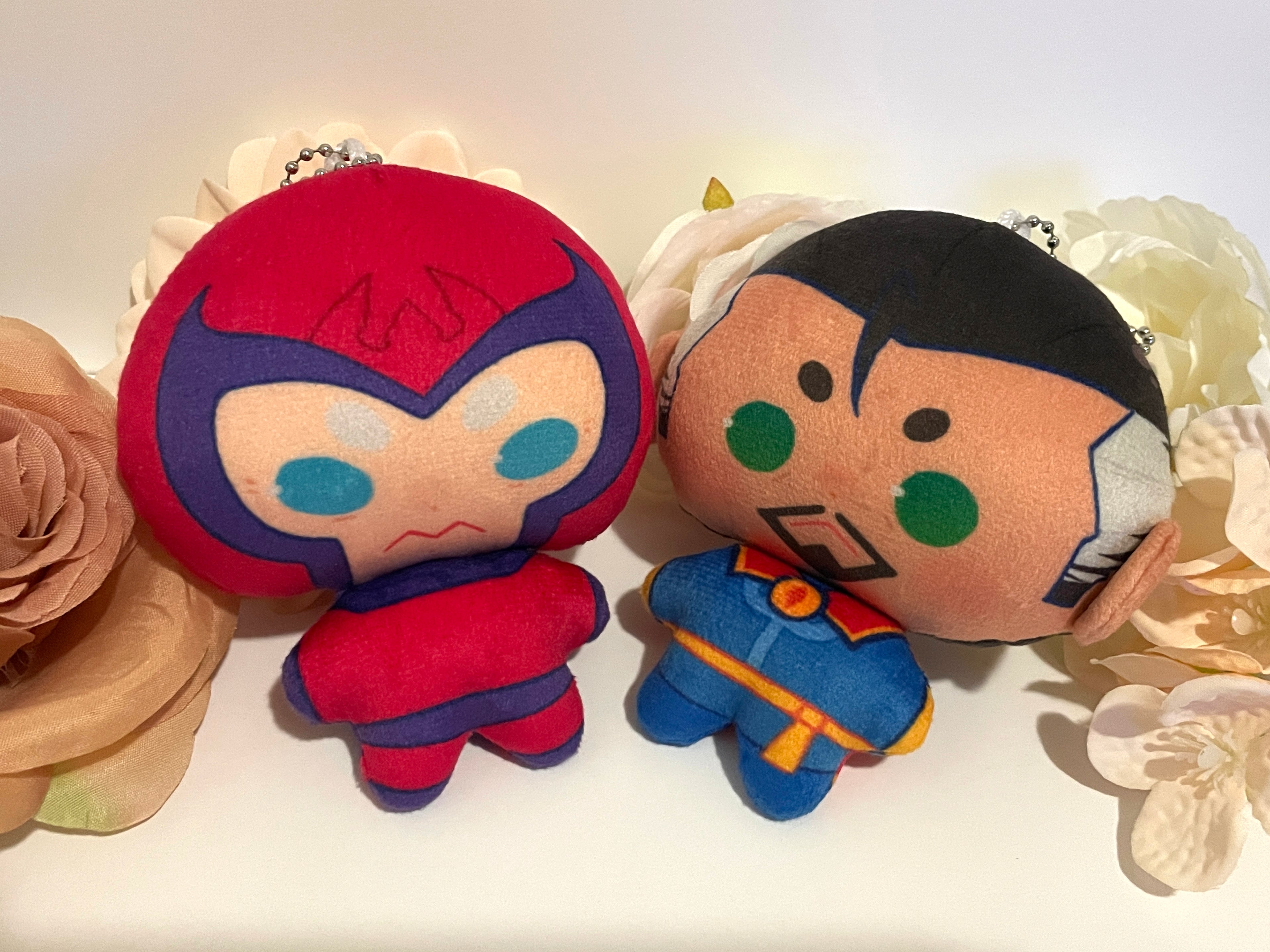 Strange and Mag Plush Keychains