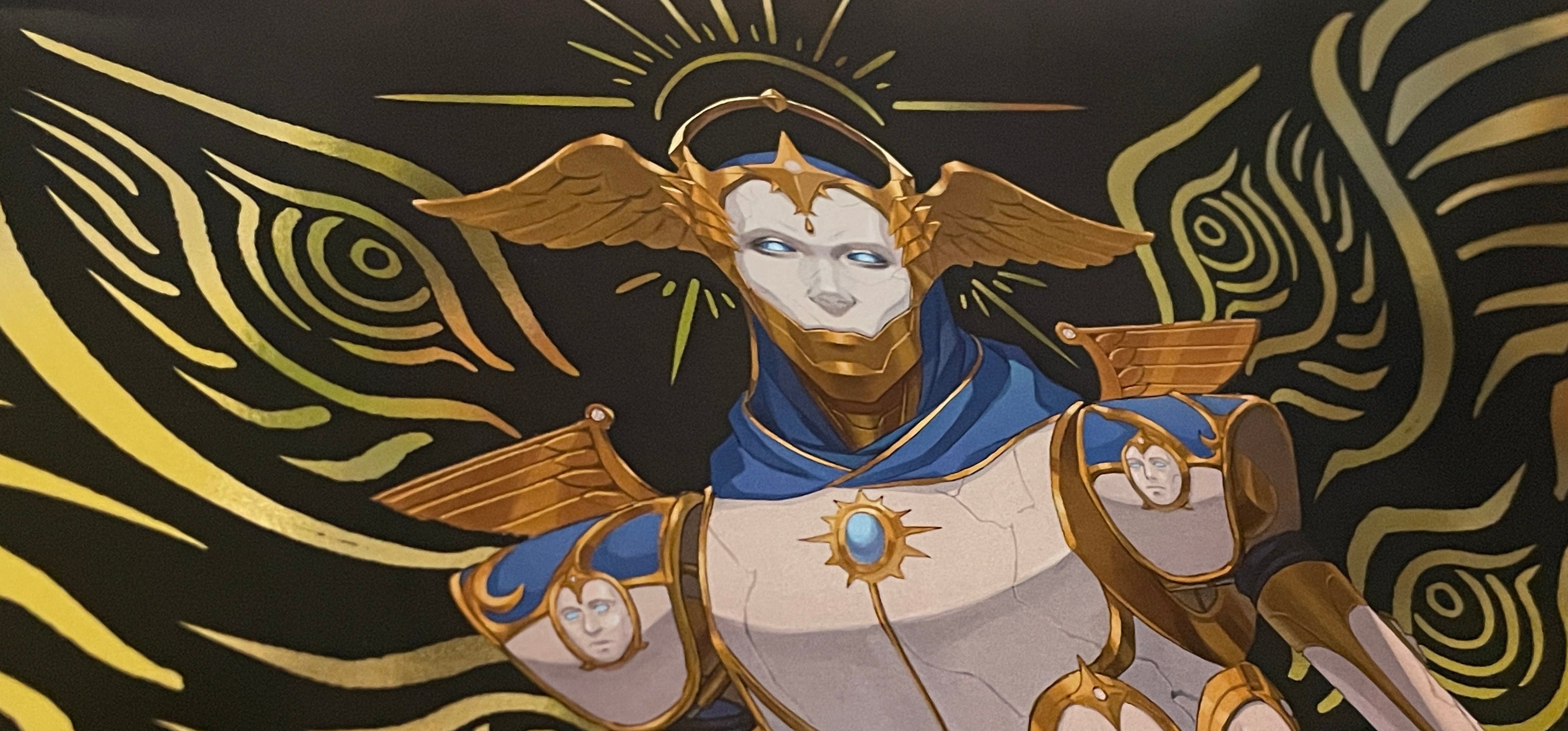 Revenant, The Angel of Death Gold Foil Print