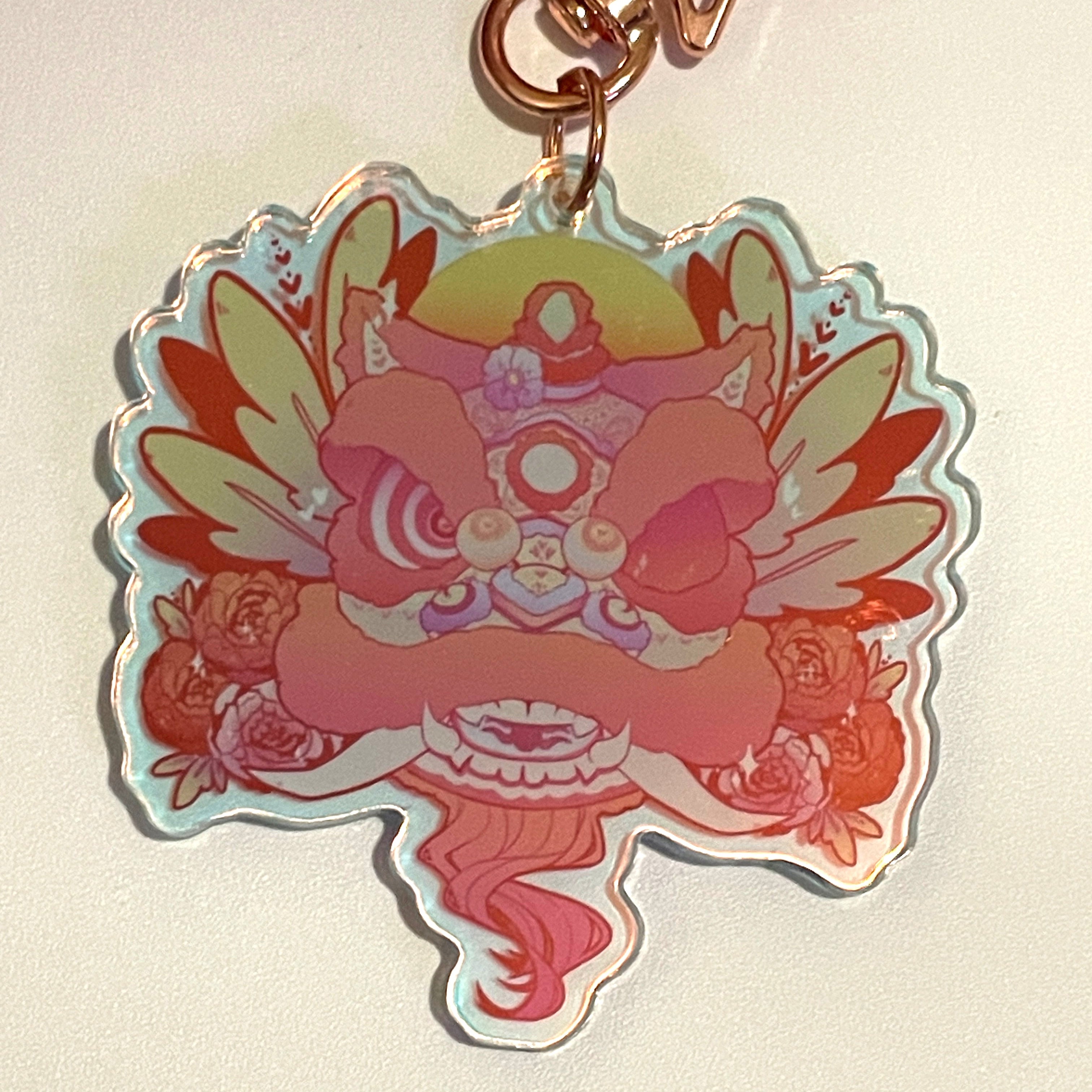 Original - Lion Dance Acrylic Charms