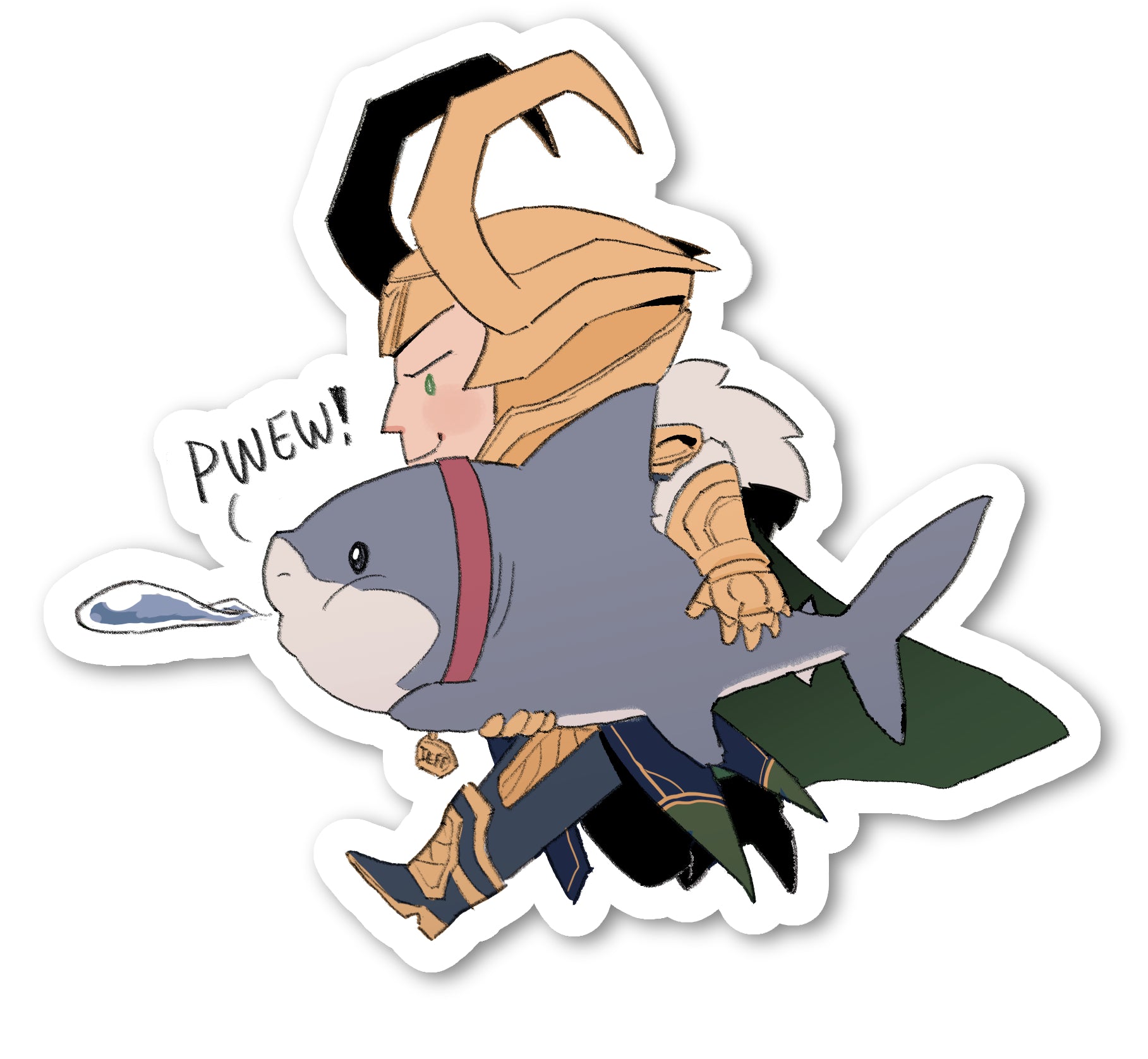 MR - Loki and Jeff Vinyl Sticker
