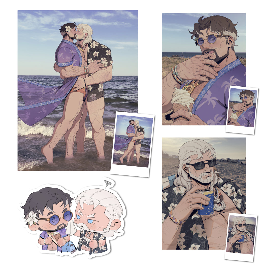 Strangeneto - Summer Postcards Set